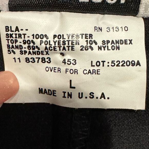 Vintage Velvet & Chiffon Empire Waist Slipdress Black M/L Byer Too! Whimsygoth - Picture 8 of 10